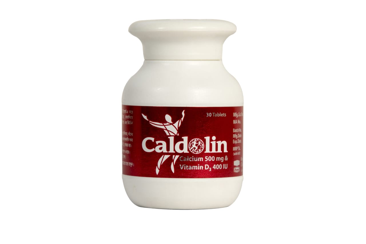 Tablet Caldolin 500mg+400iu (1x30) (POT)